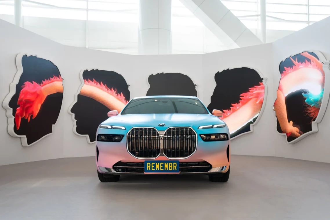 BMW Art Car Transforms i7 Sedan Into Rolling Art Piece