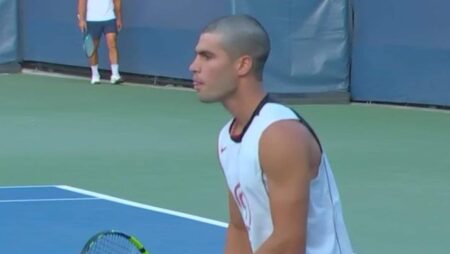 Carlos Alcaraz’s Buzz Cut Draws Sharp Commentary from John McEnroe at US Open Carlos Alcaraz haircut
