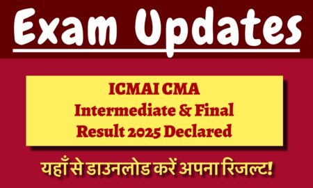 ICMAI CMA Result