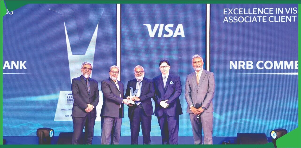 ভিসা এক্সিলেন্স অ্যাওয়ার্ড-২০২৫ পেল এনআরবিসি ব্যাংক