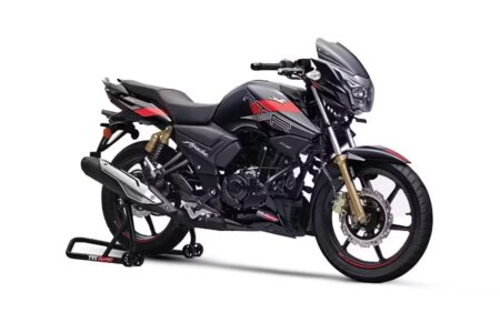 TVS Apache RTR 180: 177.4cc Engine, ABS at ₹1.35 Lakh