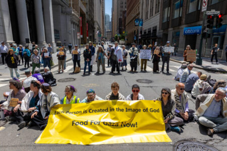 Rabbis Protest Gaza War Outside Israeli Consulate in LA