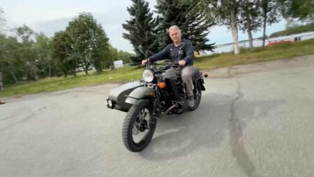Putin's Ural Motorcycle Gift to Alaskan Man Before Summit