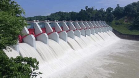 কাপ্তাই বাঁধের জলকপাট