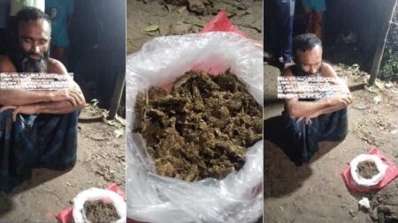 মাদক ব্যবসায়ীকে হাতেনাতে আটক করে পুলিশে দিল জনতা Manikganj