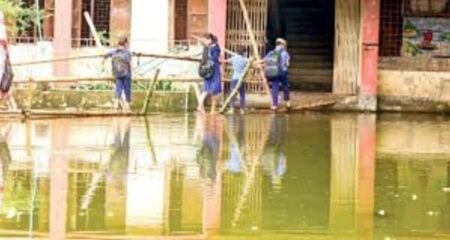 নোয়াখালীর ১৭৭ প্রাথমিক বিদ্যালয় প্রাঙ্গণে পানি, ব্যাহত শিক্ষা কার্যক্রম নোয়াখালীর ১৭৭ প্রাথমিক বিদ্যালয়