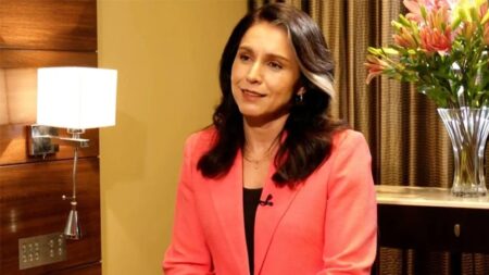 মার্কিন গোয়েন্দা সংস্থার কর্মী অর্ধেকে নামিয়ে আনার ঘোষণা তুলসী গ্যাবার্ডের তুলসী গ্যাবার্ড