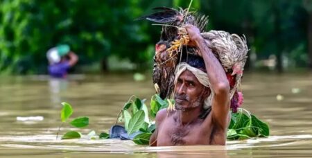 বন্যায় প্লাবিত