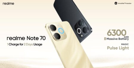 মাত্র ১১,৯৯৯ টাকায় রিয়েলমি নোট ৭০ – ২ দিন ব্যাকআপ দেবে ৬৩০০mAh ব্যাটারি রিয়েলমি
