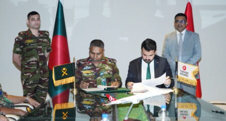 বাংলাদেশ সেনাবাহিনী ও টার্কিস এয়ারলাইন্সের মধ্যে সমঝোতা চুক্তি সই