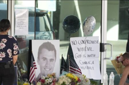 Charlie Kirk’s Casket Flown on Air Force Two with Vice President JD Vance Charlie Kirk casket Air Force Two