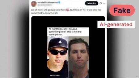 AI image of Kirk shooter