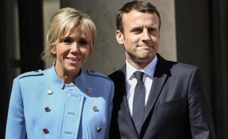 Emmanuel Macron and Brigitte Macron