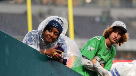 Philadelphia Eagles vs Cowboys Game Weather Forecast: Rain and Thunderstorms Expected Eagles vs Cowboys weather