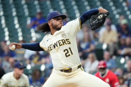Freddy Peralta's MLB-Leading 17th Win Powers Brewers Past Angels