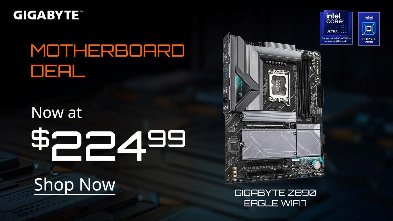 GIGABYTE Z890 Eagle WIFI7 motherboard deal