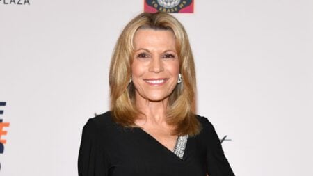 Vanna White Stuns Derek Hough with Handmade Baby Blanket Ahead of Wheel of Fortune Episode Vanna White Derek Hough