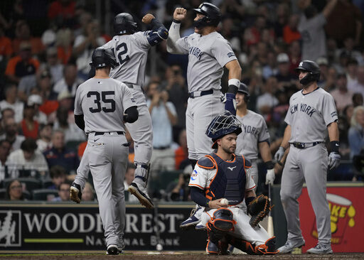 Grisham's Grand Slam Lifts Yankees Past Astros 7-1