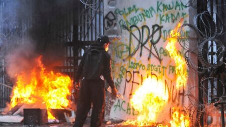 Indonesia Protests Turn Deadly Over Lawmaker Perks, 20 Reported Missing Rights Group: 20 Missing in Indonesia Perks Protest