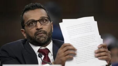 Kash Patel's Handwritten Note Sparks Backlash, Mocking FBI Chief