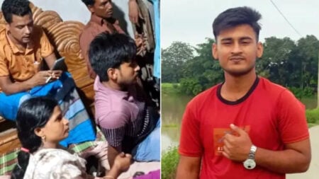 দুই সন্তানের জননী