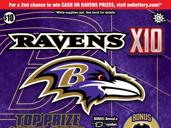 Ravens X10 scratch-off