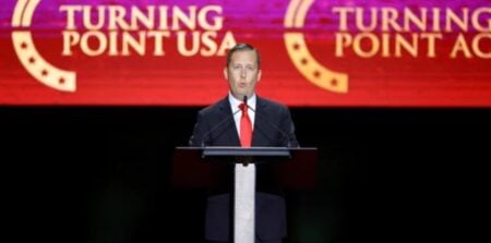 Sergio Gor Honors Charlie Kirk as Embodied MAGA Warrior at Memorial Sergio Gor Charlie Kirk Tribute