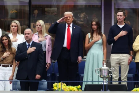Trump Booed at US Open as Security Delays Match Trump US Open