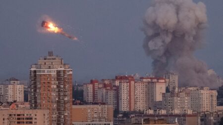 Russia Launches Massive Air Strike on Kyiv Government Complex