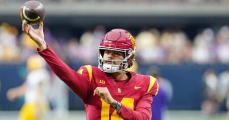 Jayden Maiava Unfazed by USC Football Ahead of Michigan State Matchup USC football