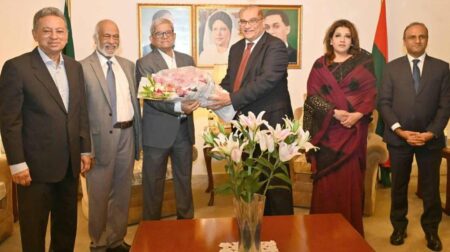 বিএনপি মহাসচিবের সঙ্গে নতুন পাকিস্তানি হাইকমিশনারের সাক্ষাৎ বিএনপি