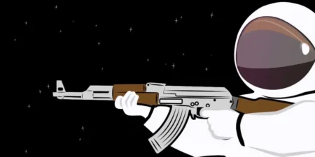 gun in space