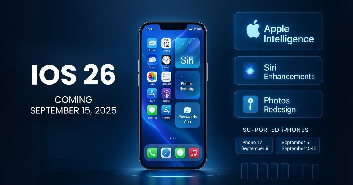 iOS 26 Launches Tomorrow With These 8 Features