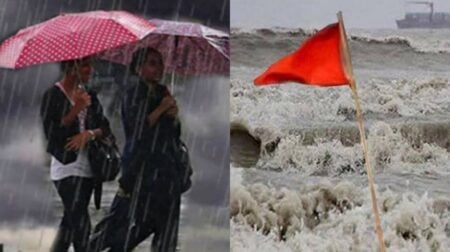 আবহাওয়া ভারী বৃষ্টির