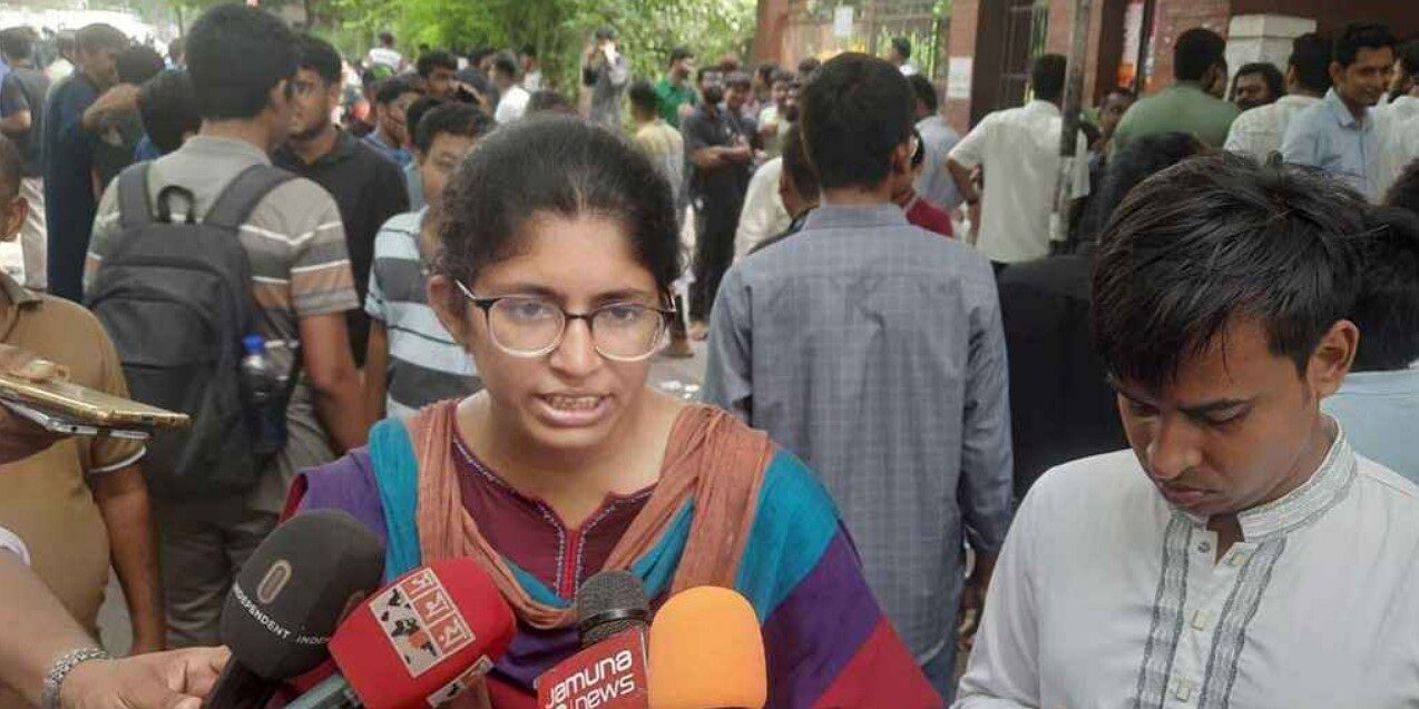 ভিপি প্রার্থী উমামা ফাতেমা