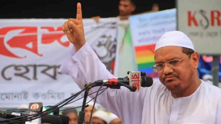 সহিংস পরিবেশে নির্বাচন প্রশ্নবিদ্ধ, পিআর ছাড়া বিকল্প নেইঃচরমোনাই পীর পিআর পদ্ধতি