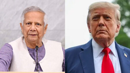 ডোনাল্ড ট্রাম্পকে বাংলাদেশ সফরের আমন্ত্রণ জানালেন প্রধান উপদেষ্টা