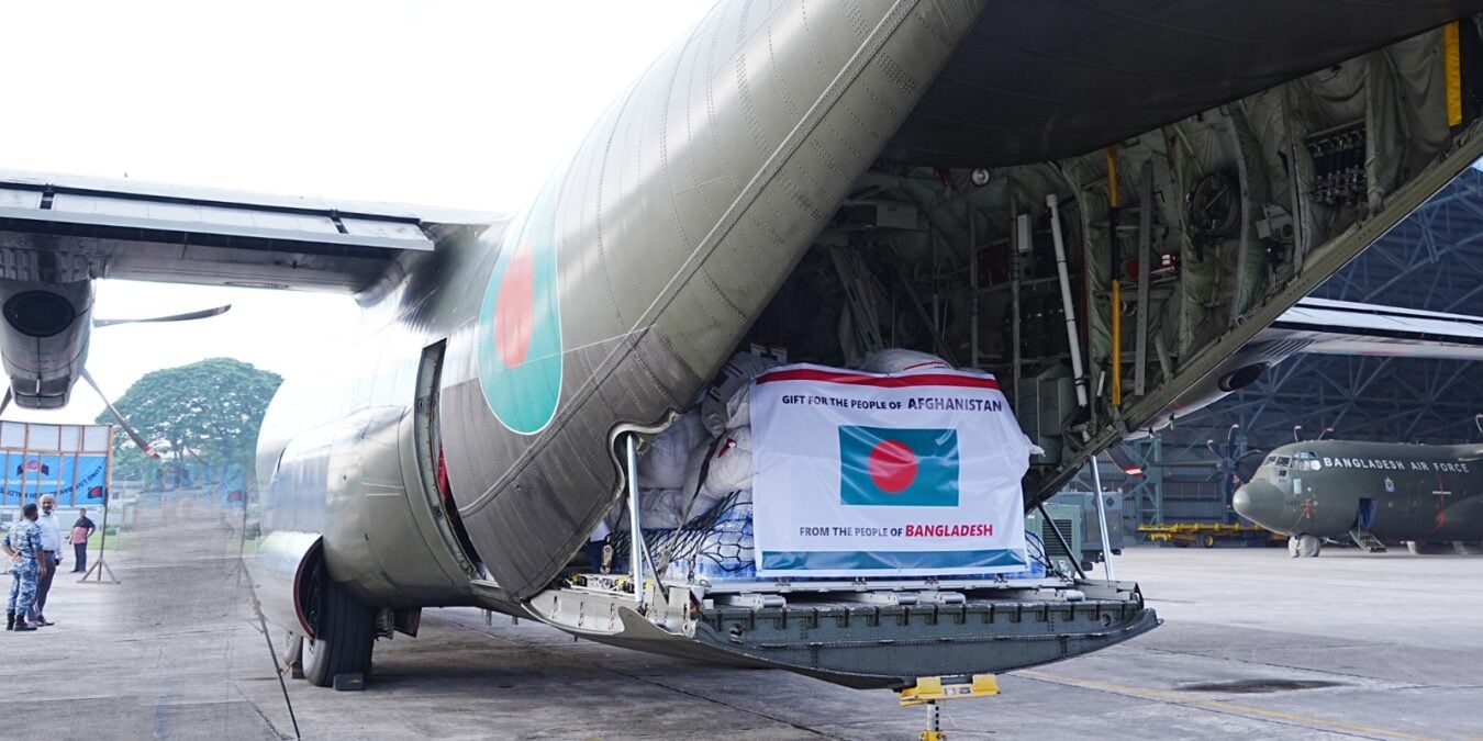 আফগানিস্তানে জরুরি ত্রাণ সামগ্রী পাঠাল বাংলাদেশ