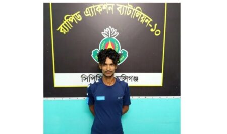 সাজাপ্রাপ্ত আসামিকে গ্রেপ্তার