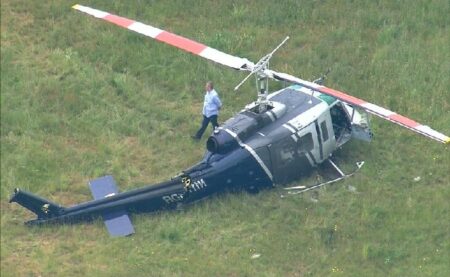 হেলিকপ্টার বিধ্বস্ত