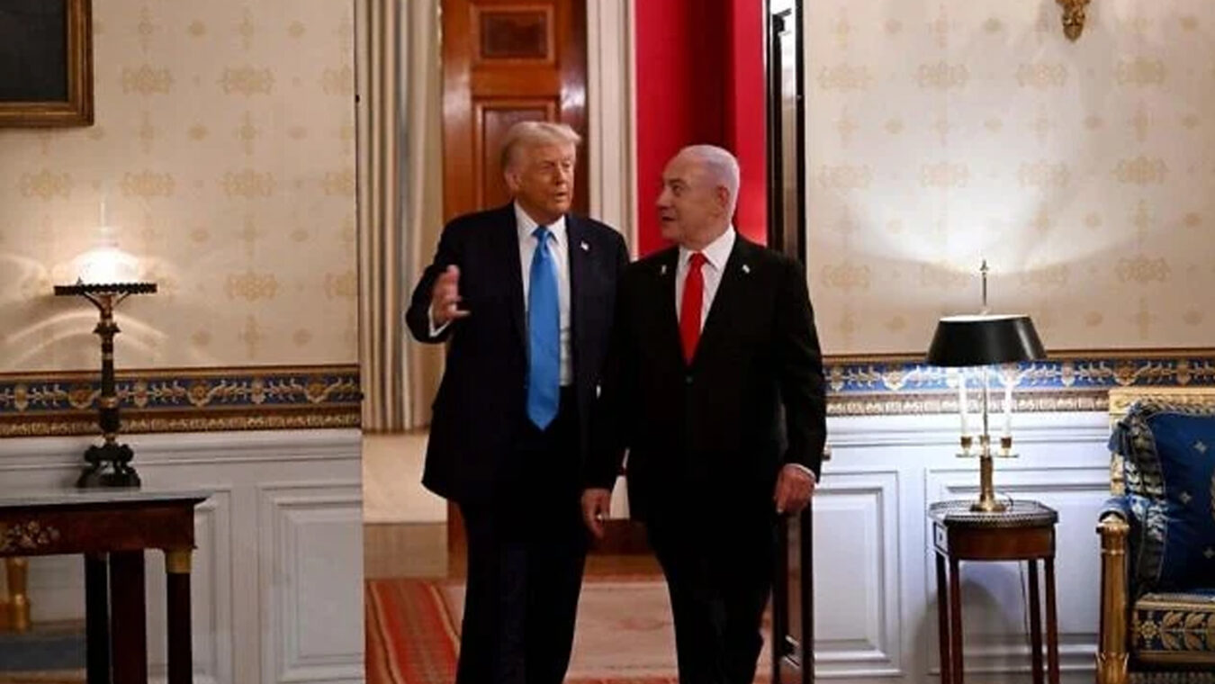 হোয়াইট হাউসে বসছেন ট্রাম্প-নেতানিয়াহু