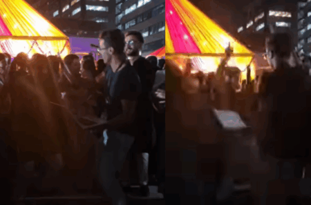 Viral Diwali Party Laptop Dance Video: Office Worker Balances Work and Celebration viral diwali party laptop dance video