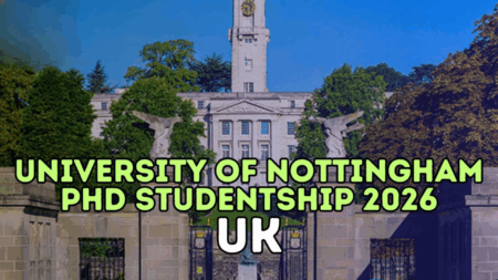 University of Nottingham Masters Scholarship Opens for 2026