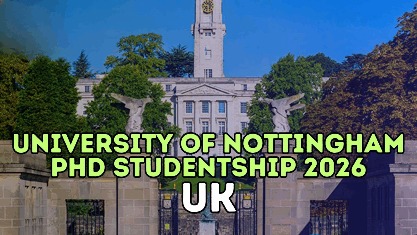 University of Nottingham Masters Scholarship Opens for 2026