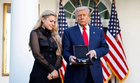 Erika Kirk Accepts Presidential Medal of Freedom for Late Husband Charlie Kirk at White House Ceremony Presidential Medal of Freedom