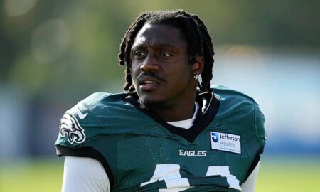 Giants vs. Eagles Injury Update: Key Players Miss Practice Ahead of Week 8 Clash A.J. Brown