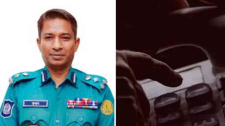 পুলিশ কমিশনারকে ফোন