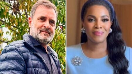 American Singer Mary Millben Clashes with Rahul Gandhi Over “PM Modi Frightened of Trump” Remark Mary Millben Rahul Gandhi tweet