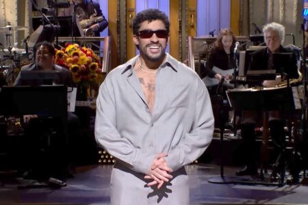 Bad Bunny Claps Back at Super Bowl 2026 Halftime Backlash During ‘Saturday Night Live’ Monologue Bad Bunny SNL