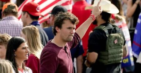 Charlie Kirk protest